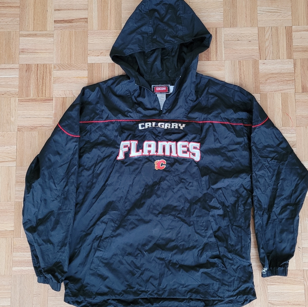 Calgary flames pull over jacket